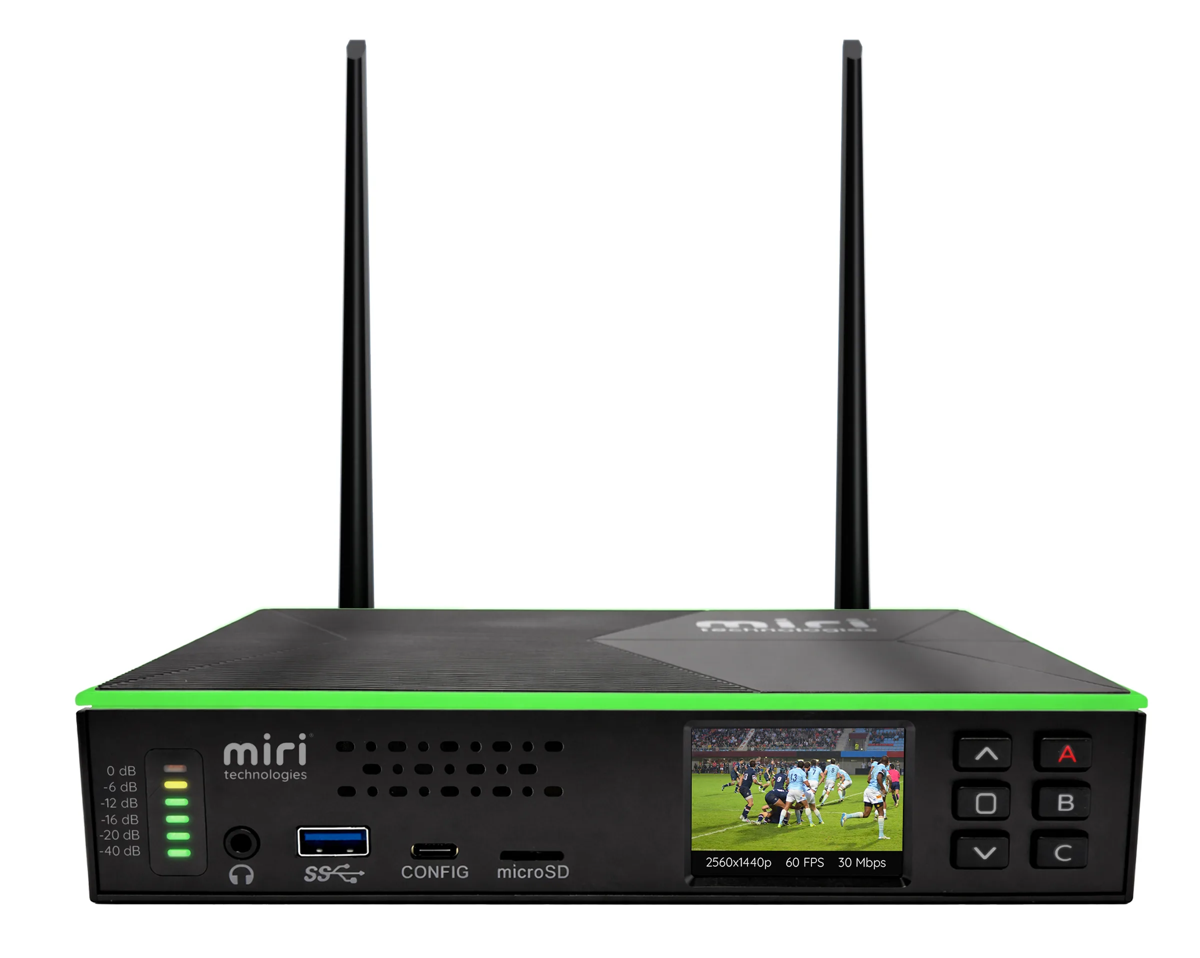 Miri V410 Front Top 1 with Antennas