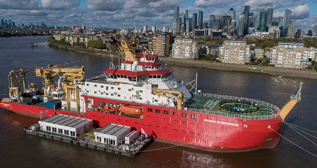 RRS Sir David Attenborough polar research vessel operations